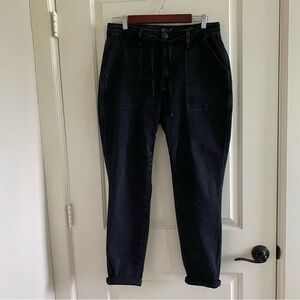 Judy Blue Black Denim Joggers Sz 13/31